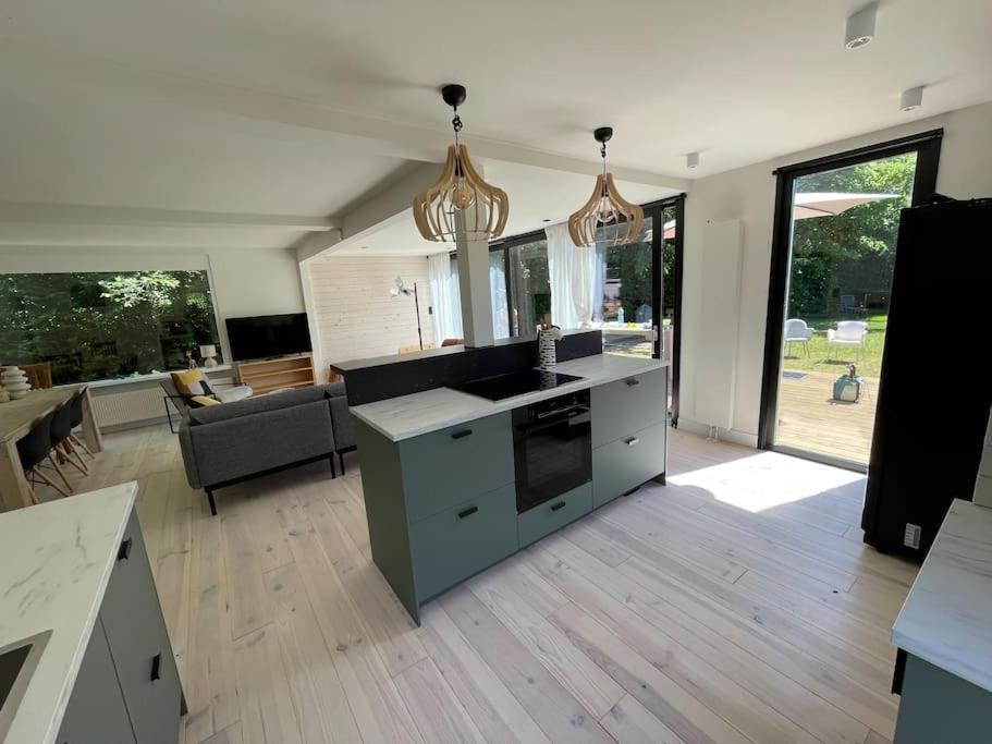 Modern Beach House For 12 Pers! With Jacuzzi Julianadorp Exterior photo